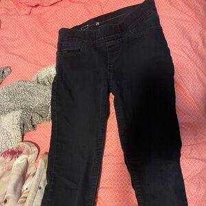 Dark Navy Jeans, No Zipper, No Buckle